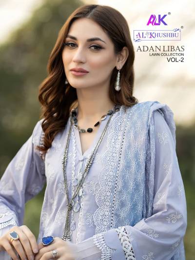 Adan Libas Vol 2 By Al Khushbu Designer Partywear Pakistani Salwar Kameez Collection